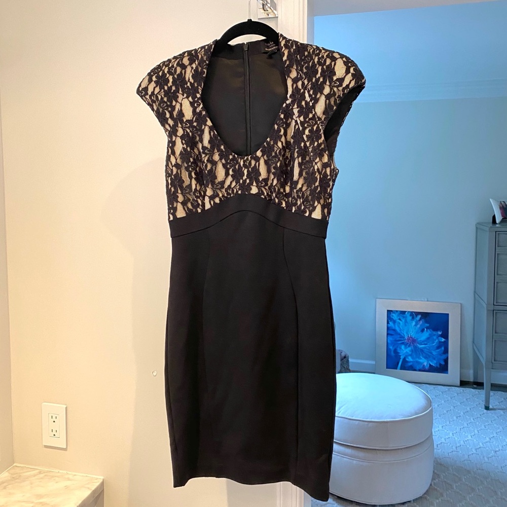 Ted Baker Black Lace Briony Dress